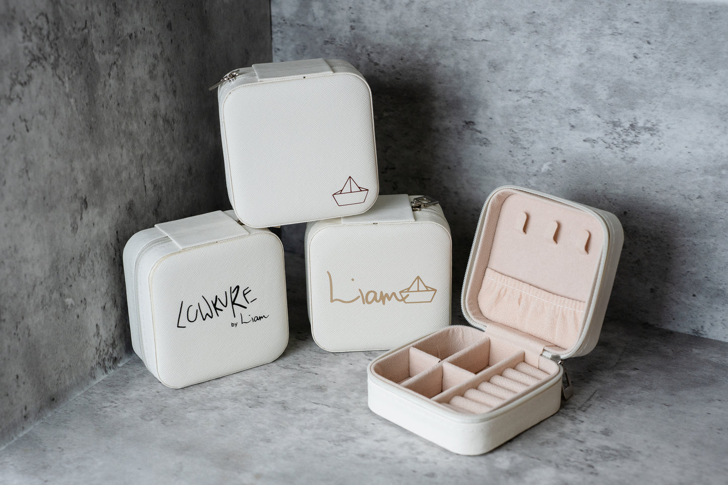 Origami Boat  |  WHITE - Forever Treasures Chest: Mini Jewellery Box