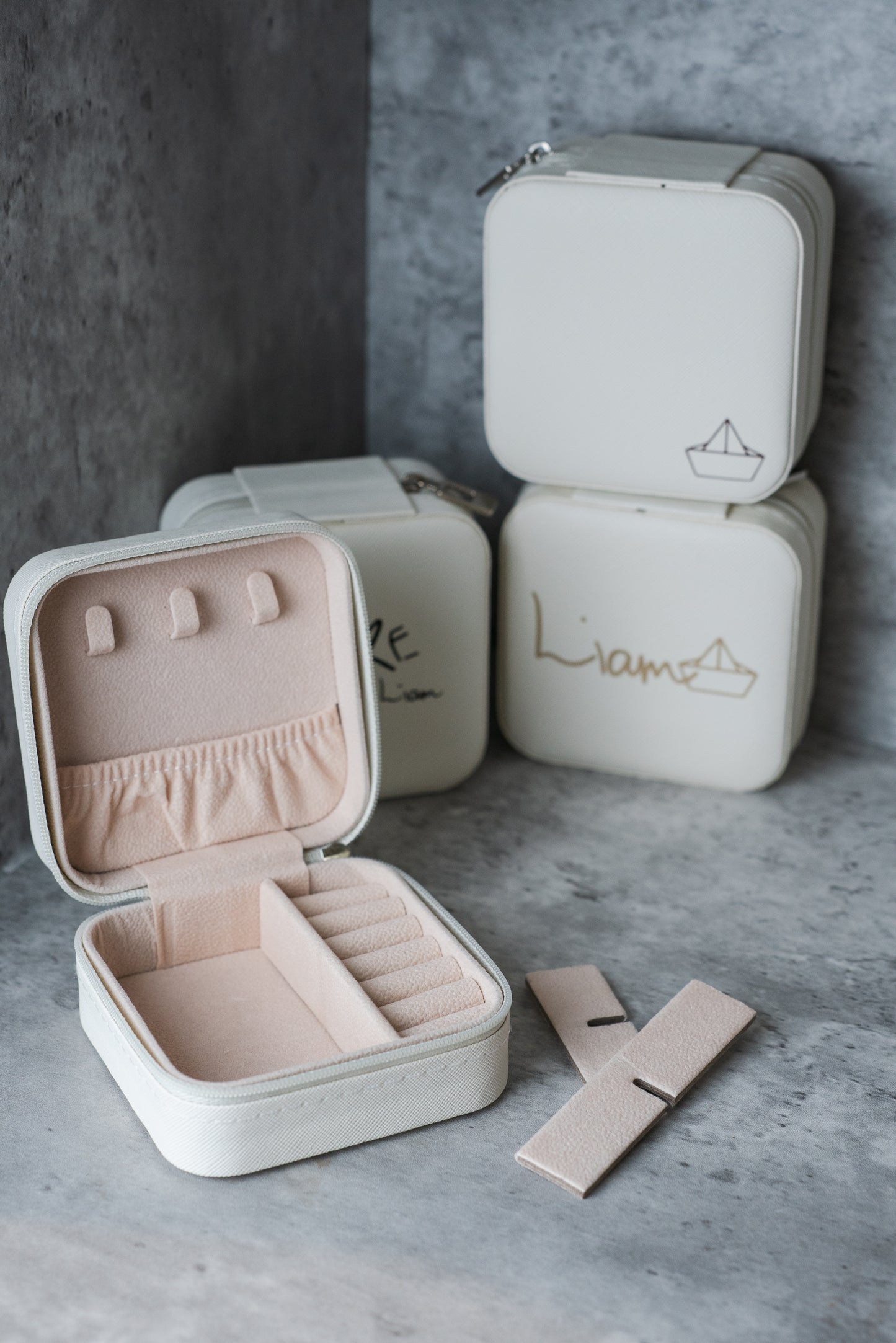 Origami Boat  |  WHITE - Forever Treasures Chest: Mini Jewellery Box
