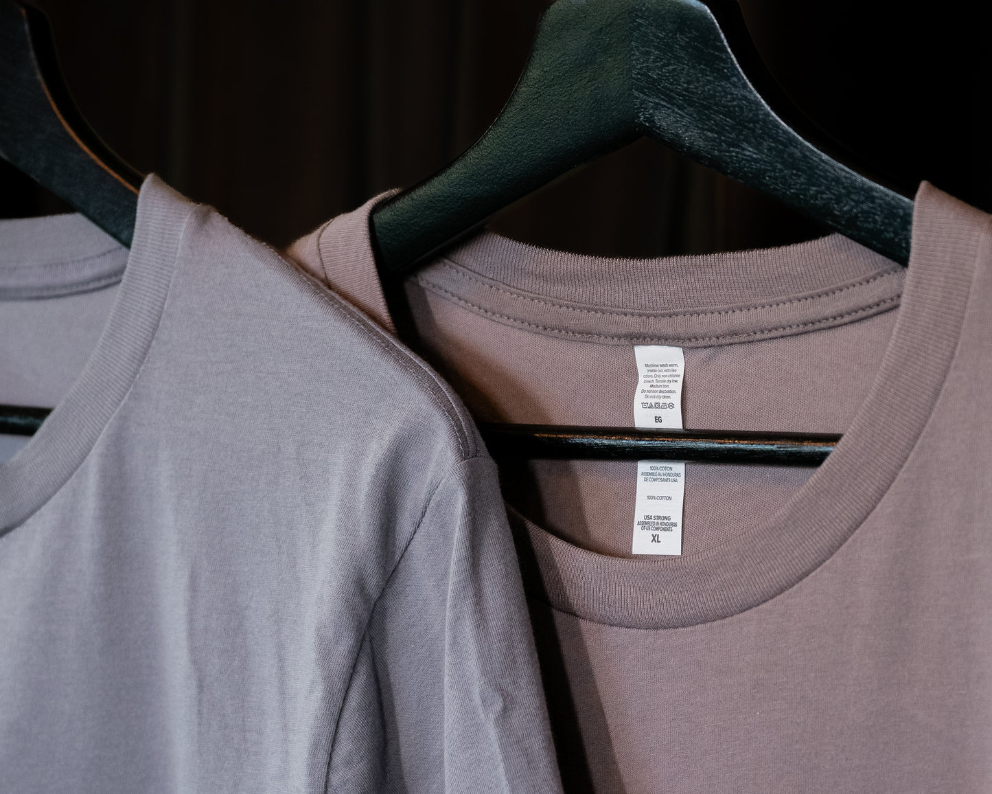 Men's / Unisex Crew Neck T-Shirt -  PEBBLE BROWN  |  XII.XVIII.MMXIX; A Date To Remember Logo