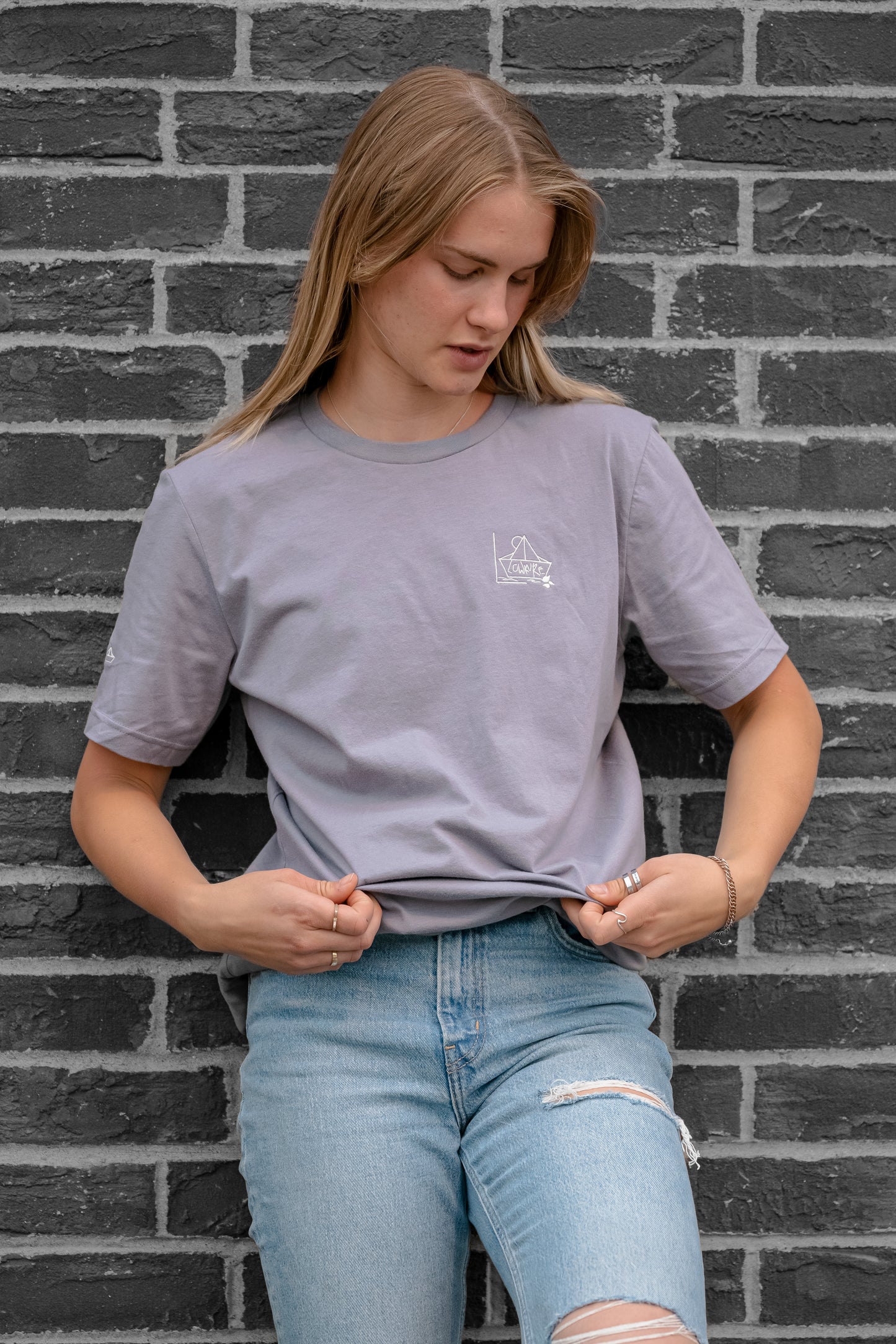 Men's / Unisex Legacy T-Shirt -  STORMY  |  RESILIENCE, River of Tears Logo