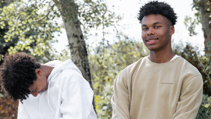 Men's / Unisex Hoodie -  WHITE  |  River of Resilience Logo
